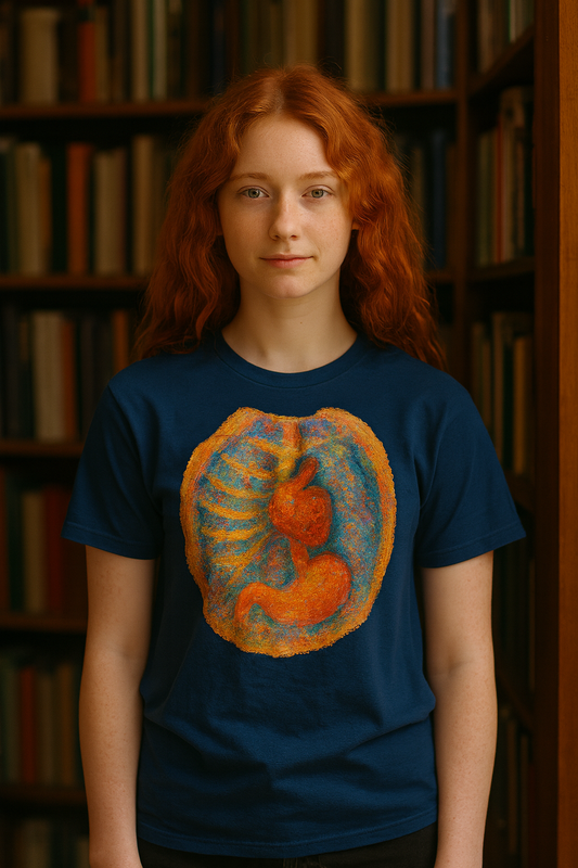 Anatomy of Monet T-Shirt – Artistic Anatomy Design for Creative Souls