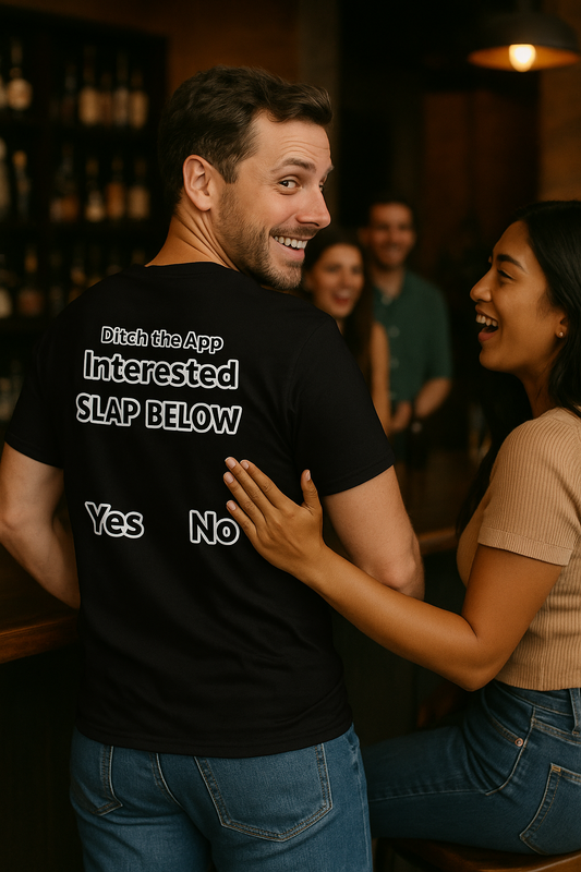 Ditch the App – Back Touch Yes or No Tee